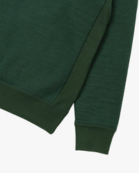 Wonder Looper 876gsm Double Heavyweight French Terry Pullover Crew Neck - Racing Green