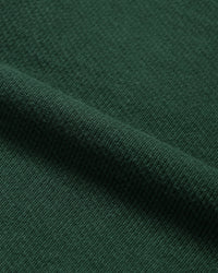 Wonder Looper 876gsm Double Heavyweight French Terry Pullover Crew Neck - Racing Green