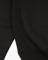 Wonder Looper 876gsm Double Heavyweight French Terry Pullover Crew Neck - Sumi Black | Wonder Looper Sweaters & Knitwear | JEANSTORE