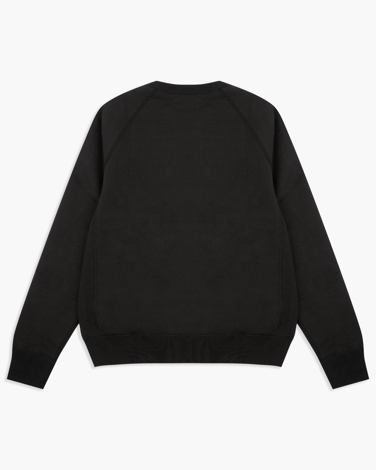 Wonder Looper 876gsm Double Heavyweight French Terry Pullover Crew Neck - Sumi Black | Wonder Looper Sweaters & Knitwear | JEANSTORE