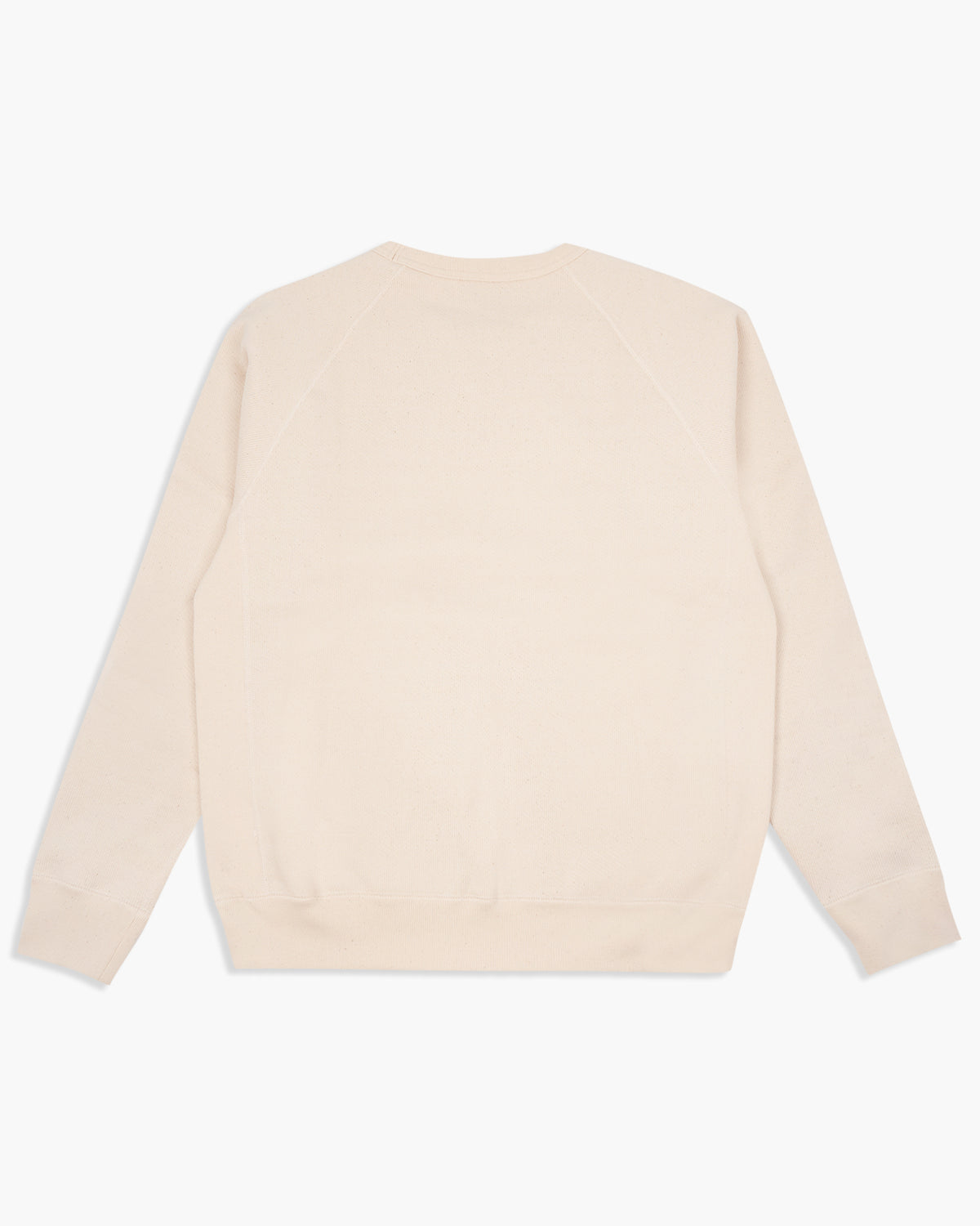 Wonder Looper 876gsm Double Heavyweight French Terry Pullover Crew Neck - Ecru | Wonder Looper Sweaters & Knitwear | JEANSTORE