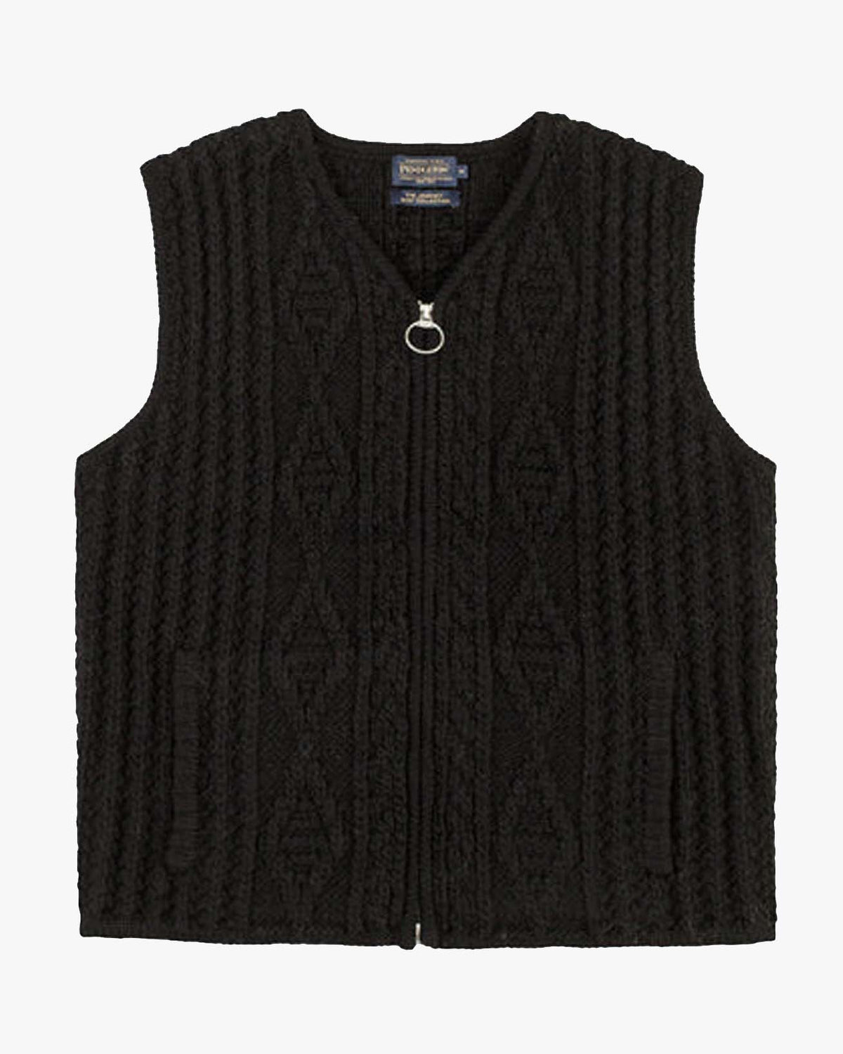 Pendleton Hoop Zip Vest - Black