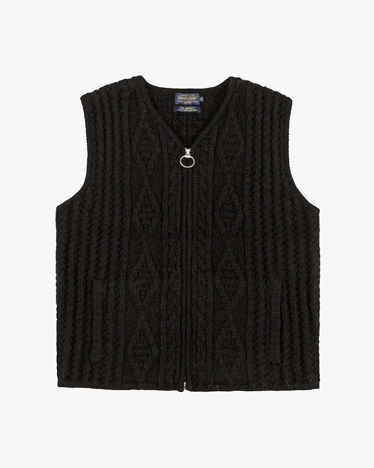 Pendleton Hoop Zip Vest - Black