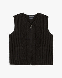 Pendleton Hoop Zip Vest - Black
