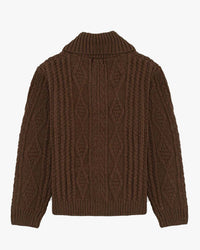 Pendleton Hoop Zip Cardigan - Brown | Pendleton Sweaters & Knitwear | Jeanstore