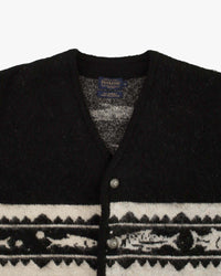 Pendleton Mohair Cardigan - Salmon Falls Black | Pendleton Sweaters & Knitwear | Jeanstore