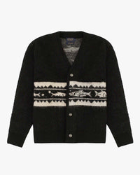 Pendleton Mohair Cardigan - Salmon Falls Black | Pendleton Sweaters & Knitwear | Jeanstore