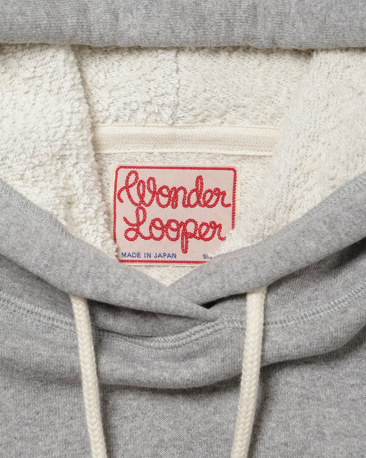 Wonder Looper Super Looper French Terry Pullover Hoodie - Heather Grey | Wonder Looper Sweaters & Knitwear | JEANSTORE