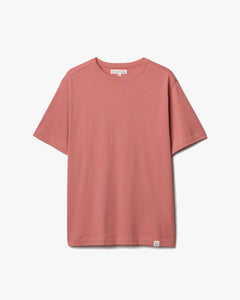 Merz b. Schwanen PIMATEE01 4.1oz Soft Pima Cotton Relaxed Tee - Rosewood
