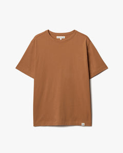 Merz b. Schwanen PIMATEE01 4.1oz Soft Pima Cotton Relaxed Tee - Caramel