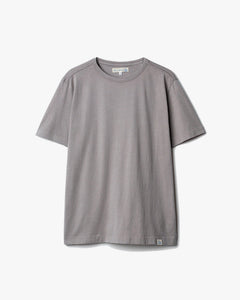 Merz b. Schwanen PIMATEE01 4.1oz Soft Pima Cotton Relaxed Tee - Basalt