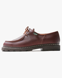 Paraboot Michael Piped Seam Derby Shoe - Lisse Marron / Marche Marron | Paraboot Shoes | JEANSTORE