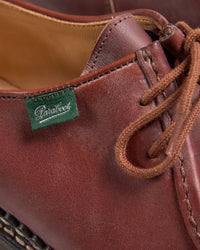 Paraboot Michael Piped Seam Derby Shoe - Lisse Marron / Marche Marron | Paraboot Shoes | JEANSTORE