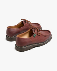 Paraboot Michael Piped Seam Derby Shoe - Lisse Marron / Marche Marron | Paraboot Shoes | JEANSTORE