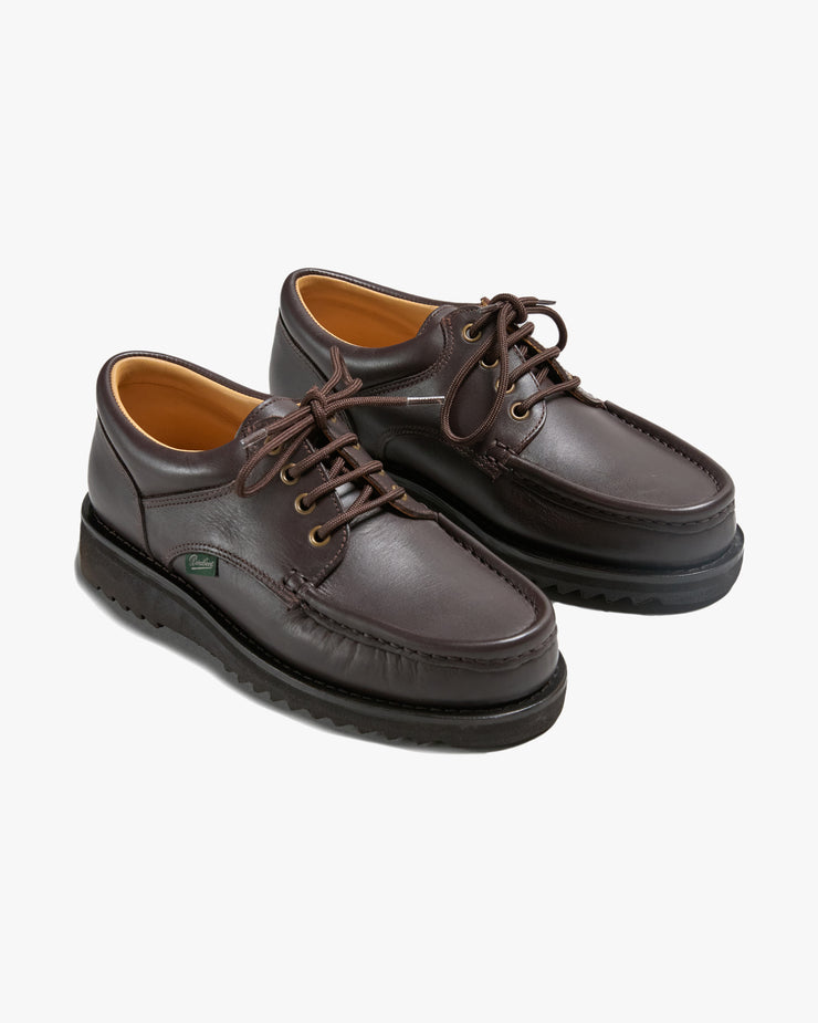 Paraboot Thiers Piped Seam Derby Shoe - Lisse Kenya / Sport Marron