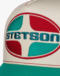 Stetson Ovum Trucker Cap - Green / Ecru | Stetson Hats | JEANSTORE