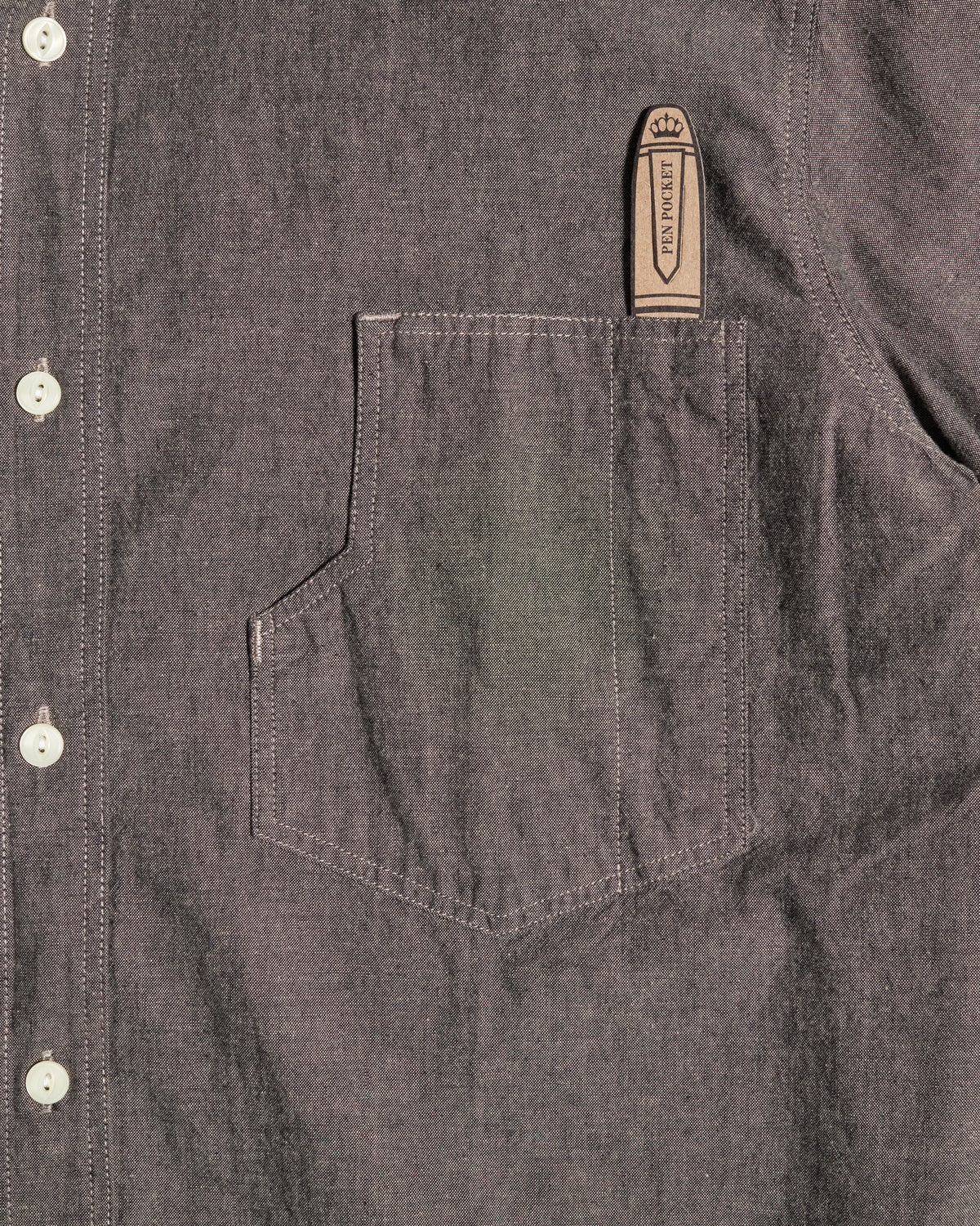 Pike Brothers S/S 1937 Roamer Shirt - Charcoal Grey | Pike Brothers Shirts | JEANSTORE