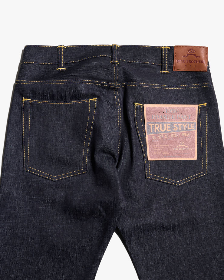 Pike Brothers 1958 Roamer Pant Regular Fit Mens Jeans - 15oz Selvedge Indigo