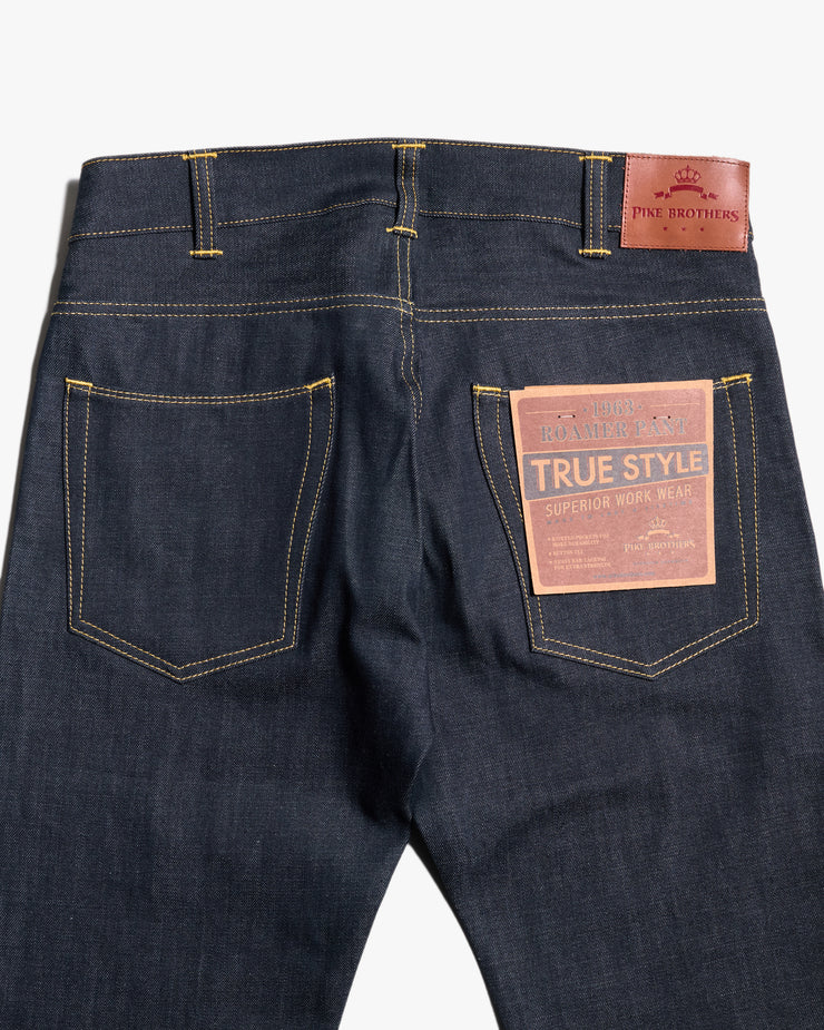 Pike Brothers 1963 Roamer Pant Slim Fit Mens Jeans - 11oz Selvedge Metal