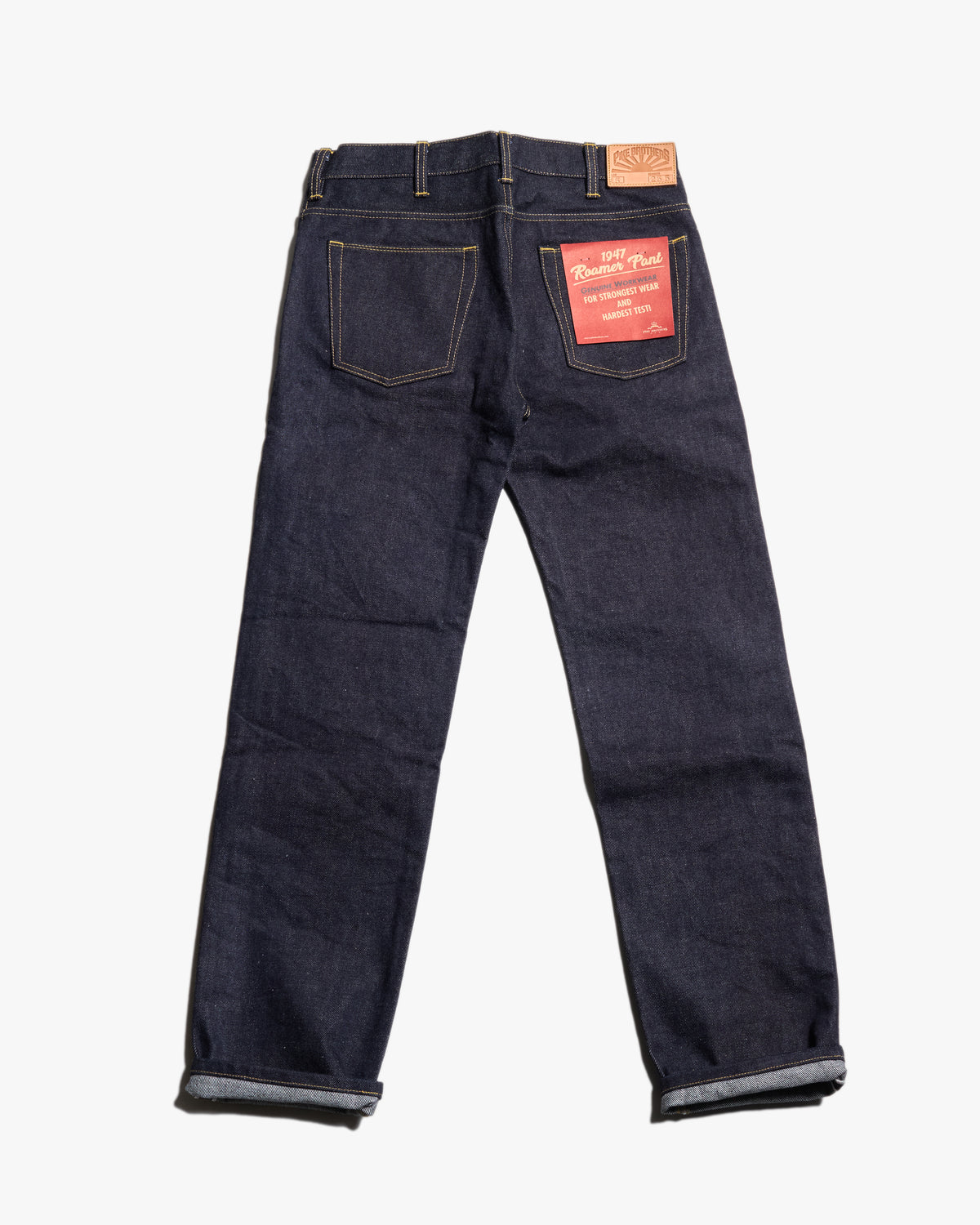 Pike Brothers 1947 Roamer Pant Relaxed Tapered Mens Jeans - 21oz Selvedge Indigo | Pike Brothers Jeans | JEANSTORE