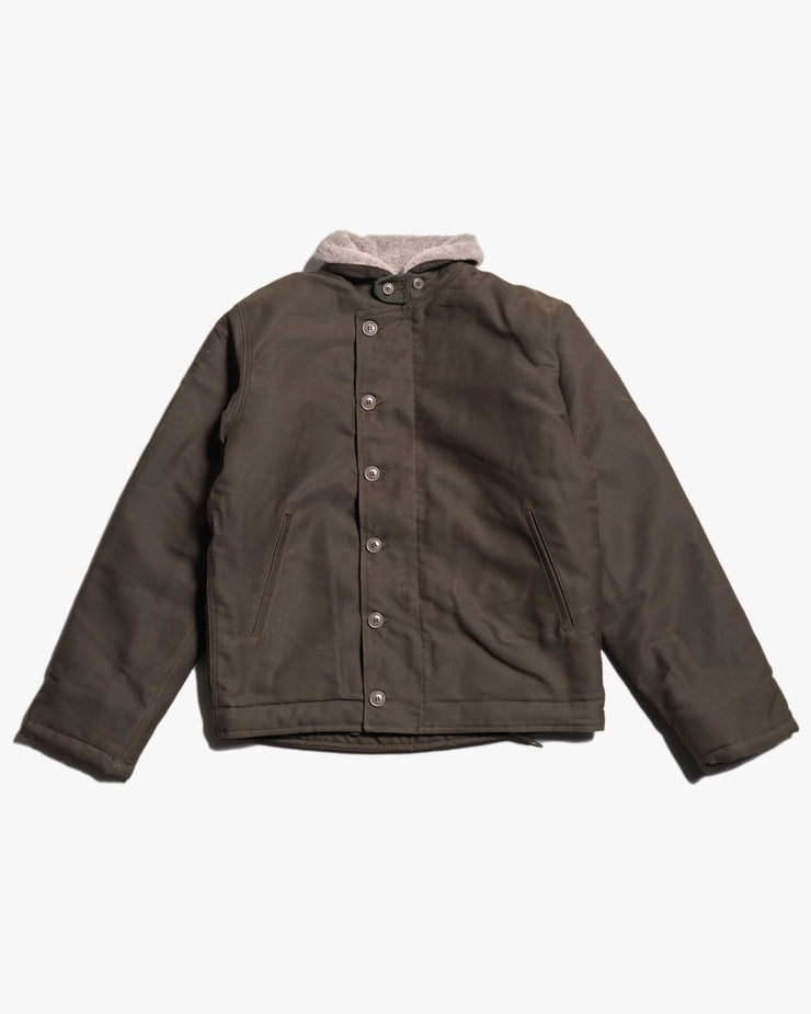 Pike Brothers 1944 N1 Deck Jacket - Waxed Olive