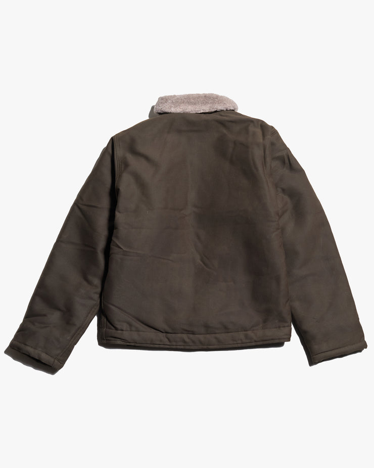 Pike Brothers 1944 N1 Deck Jacket - Waxed Olive