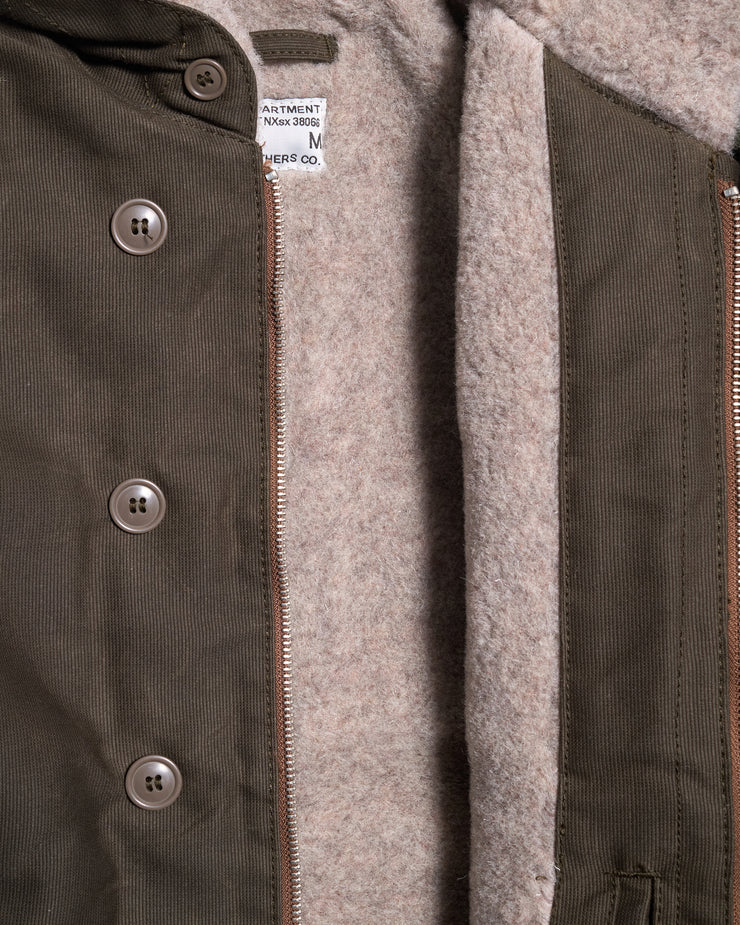 Pike Brothers 1944 N1 Deck Jacket - Waxed Olive