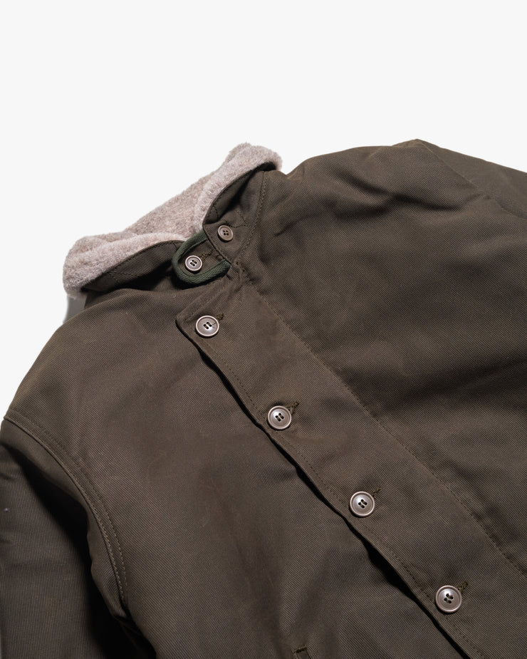 Pike Brothers 1944 N1 Deck Jacket - Waxed Olive