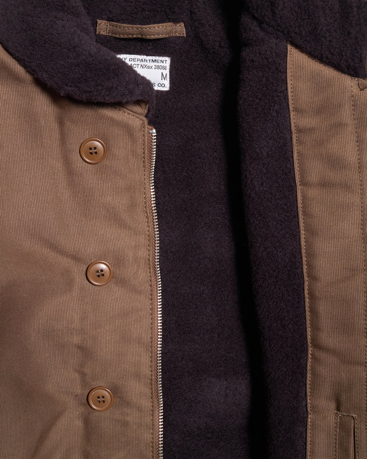 Pike Brothers 1944 N1 Deck Jacket - Waxed Khaki
