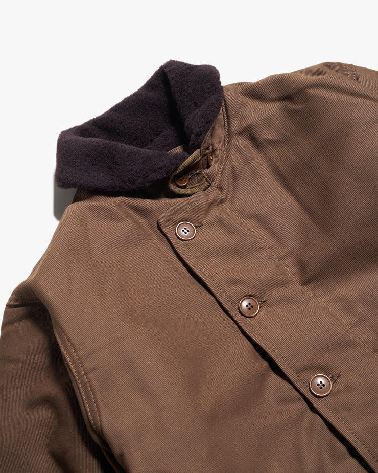 Pike Brothers 1944 N1 Deck Jacket - Waxed Khaki