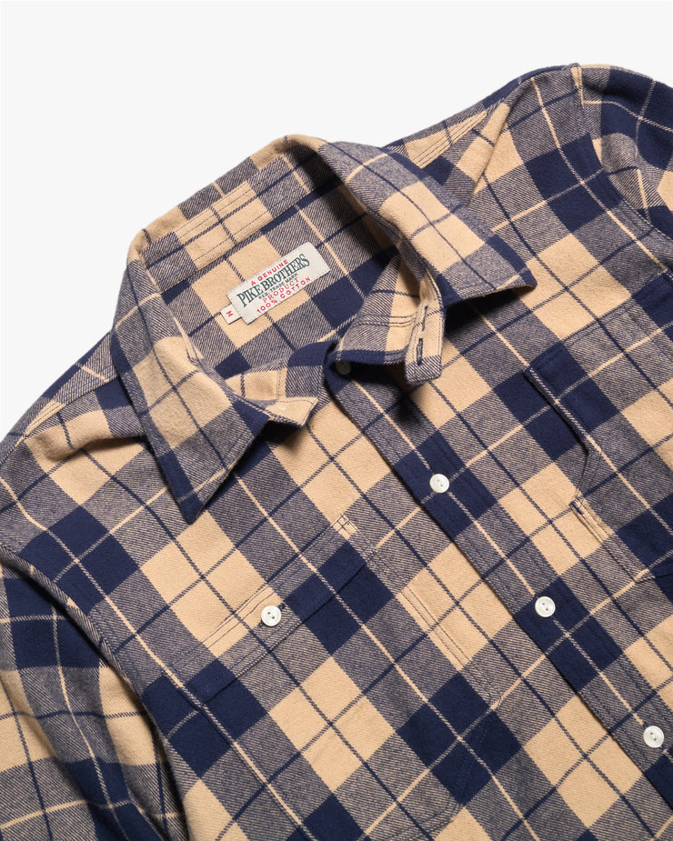 Pike Brothers 1937 Roamer Shirt - Blue Flannel