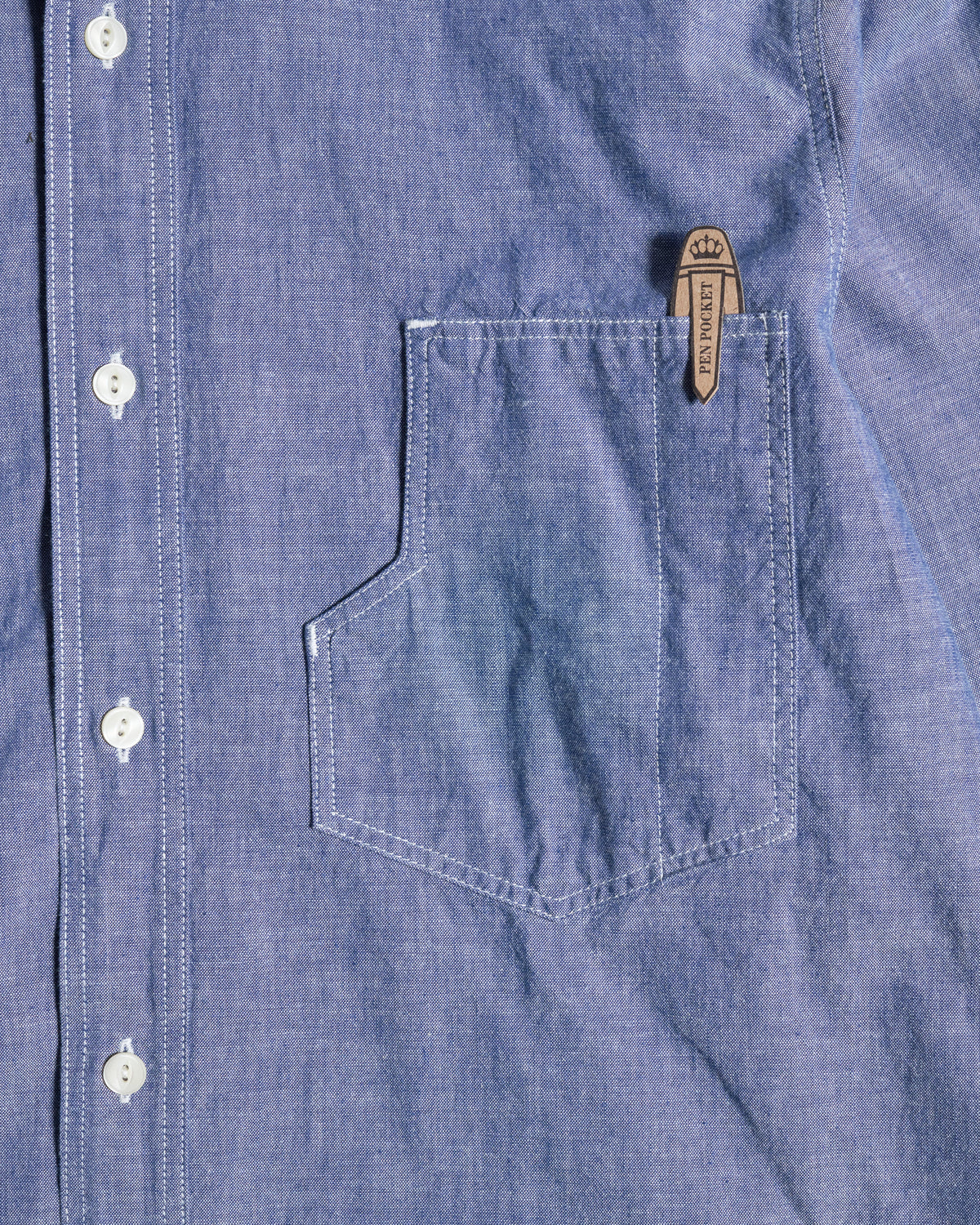 Pike Brothers 1937 Roamer Shirt - Blue Chambray