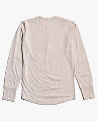 Pike Brothers L/S 1927 Henley Shirt - Ecru Melange