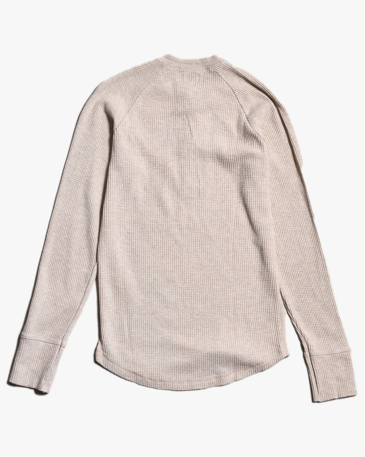 Pike Brothers 1936 Waffle Henley Shirt - Natural