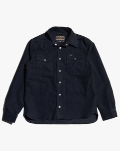 Pike Brothers 1943 CPO Moleskin Shirt - Sulphur Black