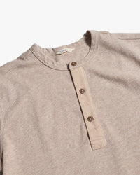Pike Brothers S/S 1927 Henley Tee - Oatmeal | Pike Brothers T Shirts | JEANSTORE