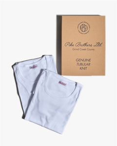 Pike Brothers 2-Pack 1947 Round Neck Tee - White