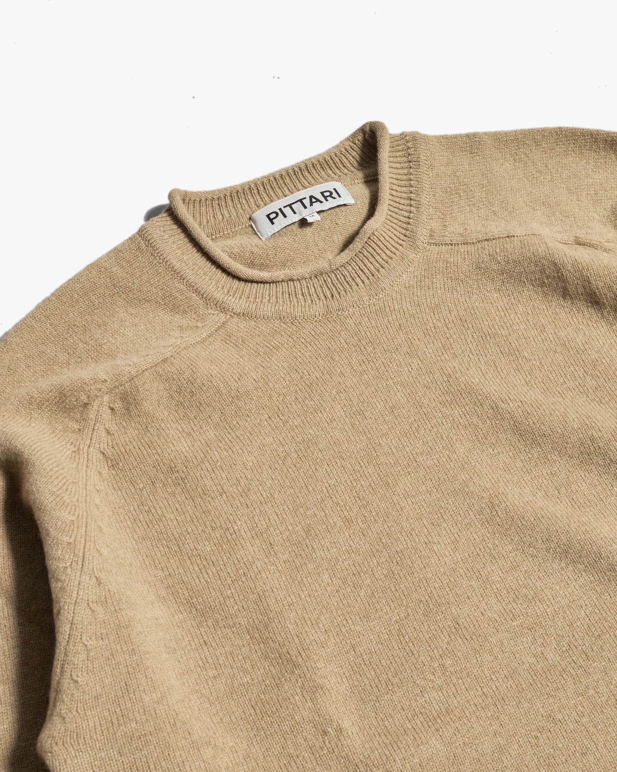 Pittari Usk Lambswool Sweater - Gravel