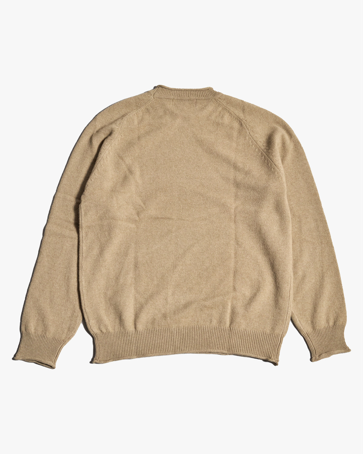 Pittari Usk Lambswool Sweater - Gravel