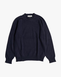 Pittari Usk Lambswool Sweater - Navy