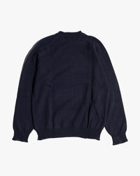 Pittari Usk Lambswool Sweater - Navy