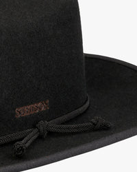 Stetson Western Woolfelt Hat - Black