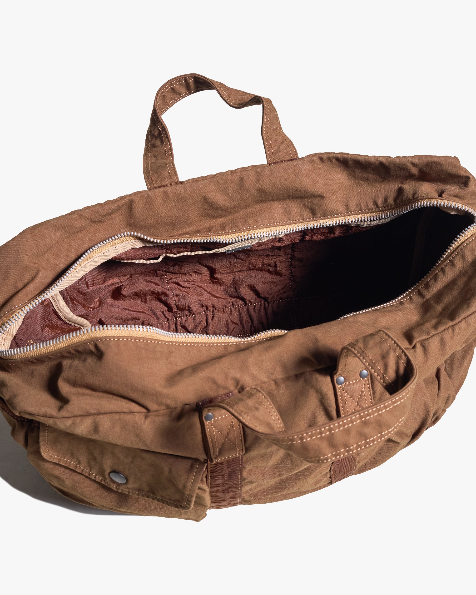 Porter-Yoshida & Co. Crag 2-Way Boston Bag (S) - Coyote