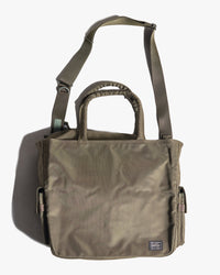 Porter-Yoshida & Co. Unit 2-Way Tote Bag - Khaki | Porter-Yoshida & Co. Bags | JEANSTORE