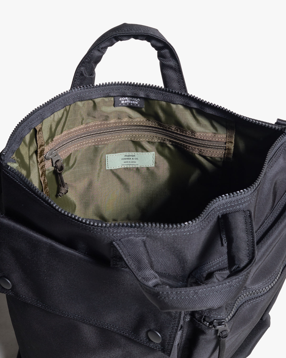 Porter-Yoshida & Co. Unit 2-Way Helmet Bag - Black | Porter-Yoshida & Co. Bags | JEANSTORE