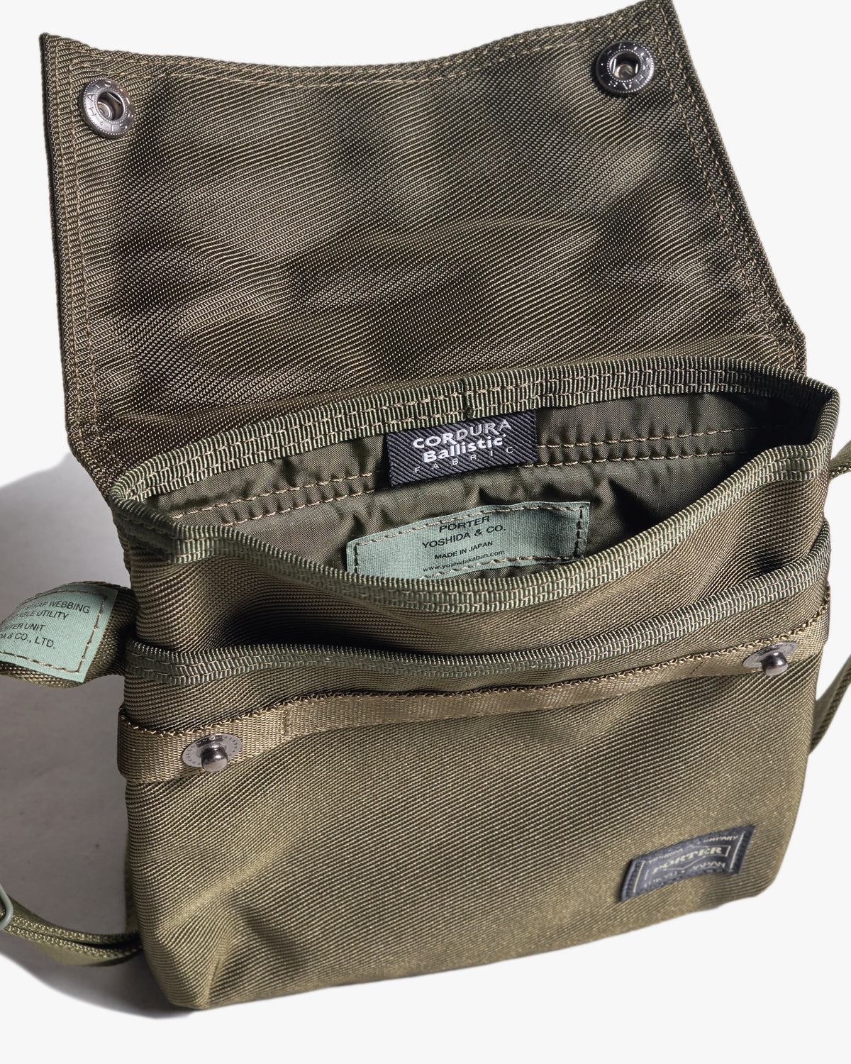 Porter-Yoshida & Co. Unit Small Shoulder Bag - Khaki