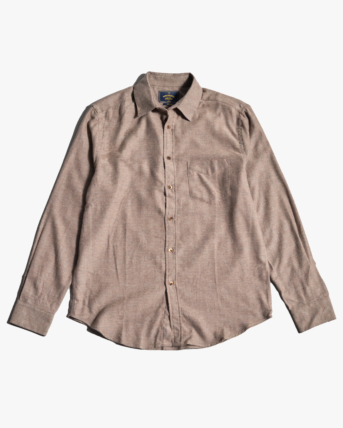Portuguese Flannel Espiga Shirt - Brown