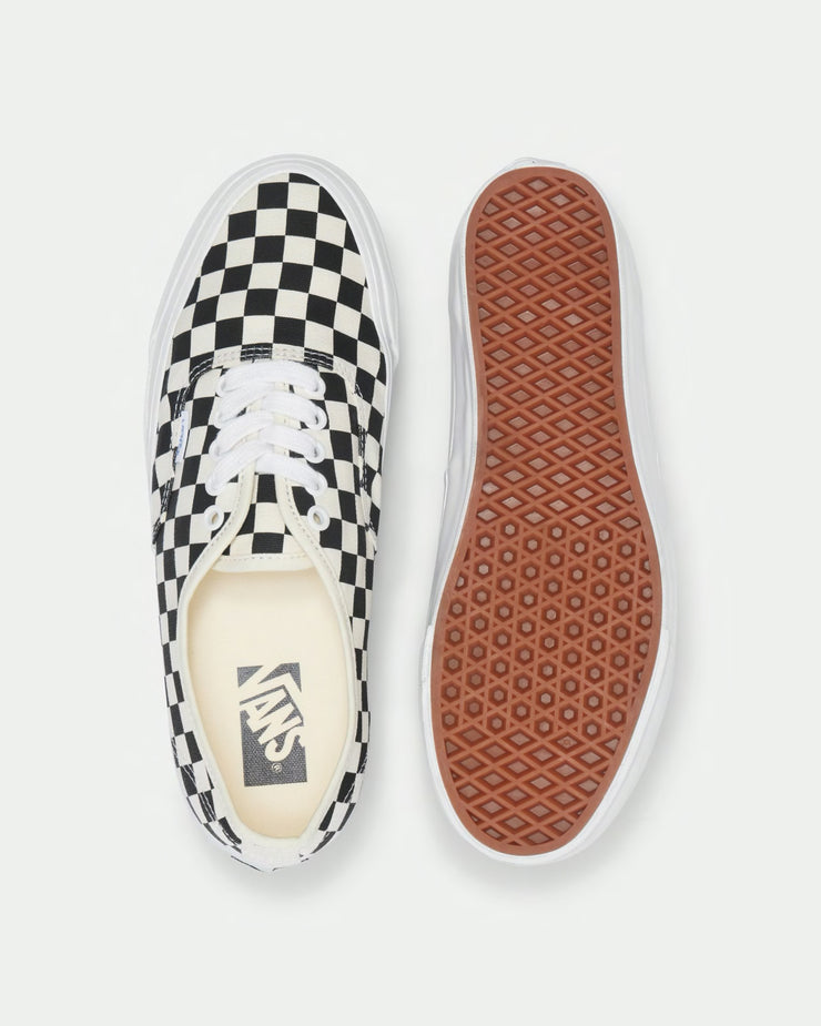 Black and white checkered authentic vans best sale