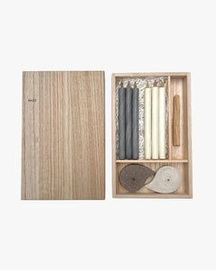 Japan Best Haze Warosuku Purifying Candle & Palo Santo Set - Boxed