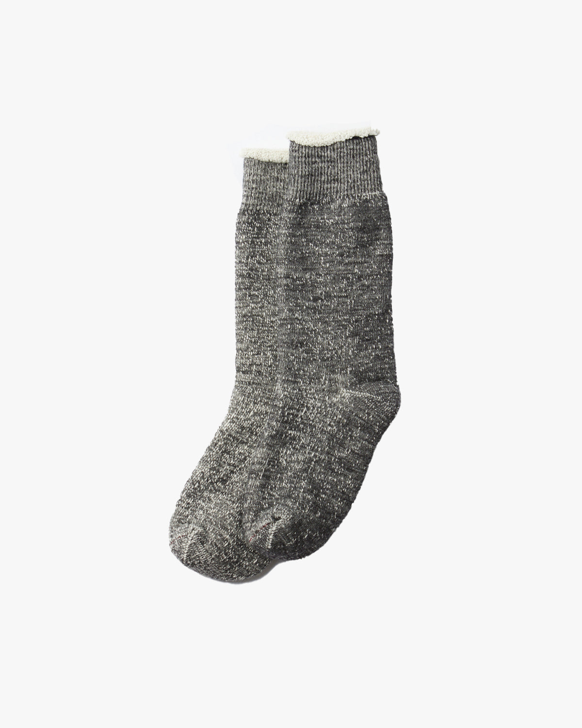 RoToTo R1001 Double Face Crew Socks - Charcoal